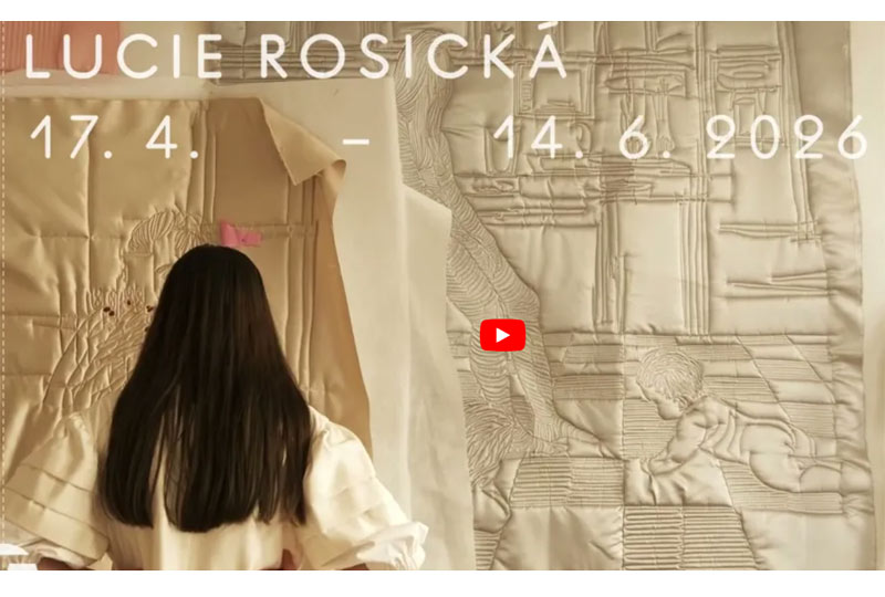 Trailer k výstavě Lucie Rosická – Laundromat: Program pro jemné zacházení