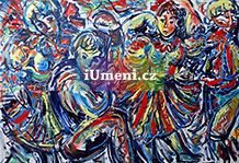 Tanečníci v kroji - obrázek