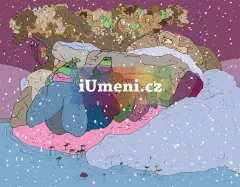 Ryby s medvědem v zimě - dílo