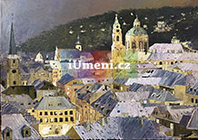 Zimní Praha - obrázek