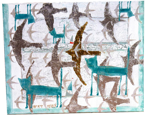 Červená lodička - dílo