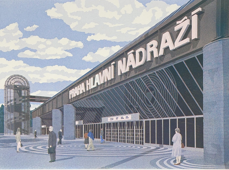 Praha hlavní nádraží - dílo