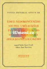 Edice nedokončeného soupisu uměleckých památek politického okresu pardubicko-holicko-přeloučského - obrázek