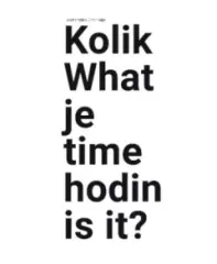 Kolik je hodin? - obrázek