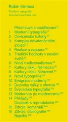 Moderní typografie -Kriticko-historická esej - obrázek