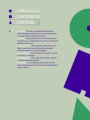 Opuscula historiae artium 1/2013 - obrázek