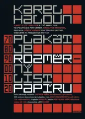 Plakát je rozměrný list papíru. Plakáty z let 1976–2024 - obrázek