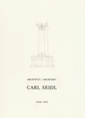 Architekt Carl Seidl1858-1936 - obrázek