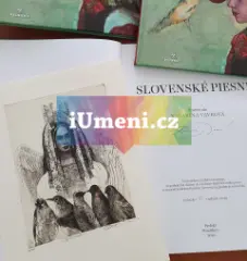 Slovenské piesne - limitovaná edícia s grafikou - obrázek