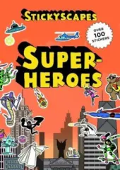 Stickyscapes Superheroes (Sticker Books) - obrázek