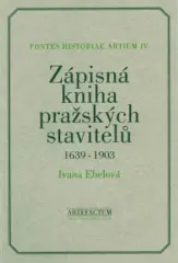 Zápisná kniha pražských stavitelů 1639–1903 - obrázek