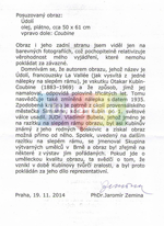 Znalecký posudek, PhDr. Jaromír Zemina
