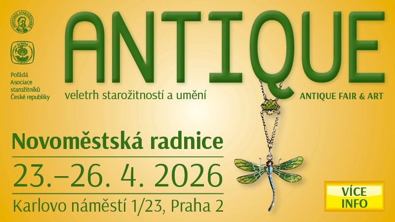 54.ANTIQUE - prodejní veletrh starožitností Praha Novoměstská radnice - 23-26.4.2026 - img